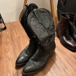 Vintage Black Cowboy & Western Boots